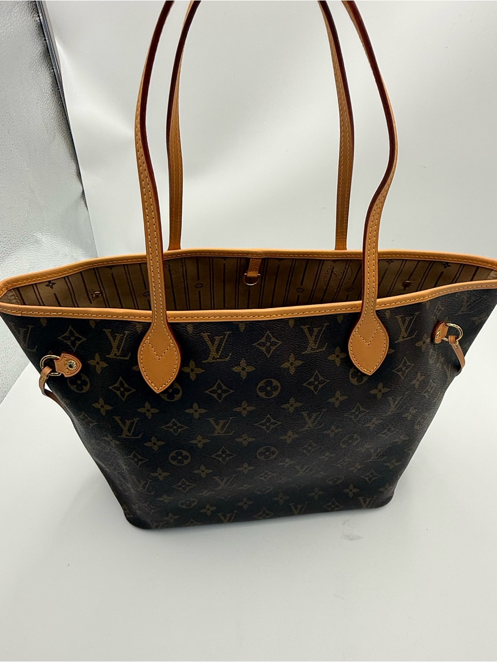 Louis Vuitton Classic Monogram Neverfull Tote Bag - Picture 2 of 13